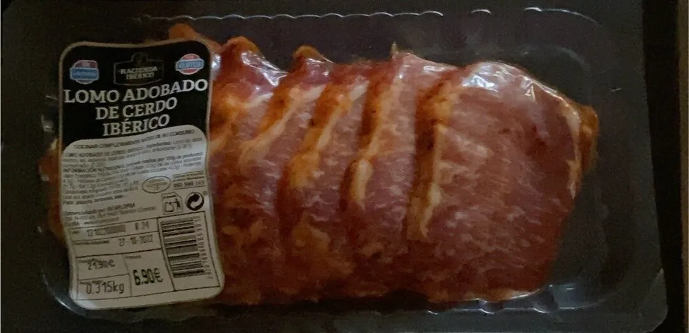 Lomo adobado de cerdo ibérico