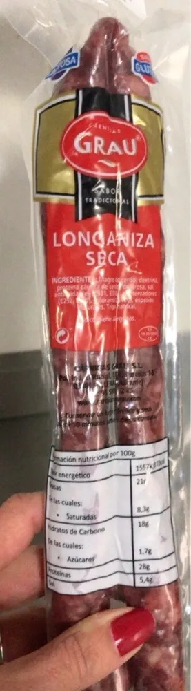 Longaniza seca churro