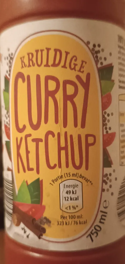 Kruidige curry ketchup