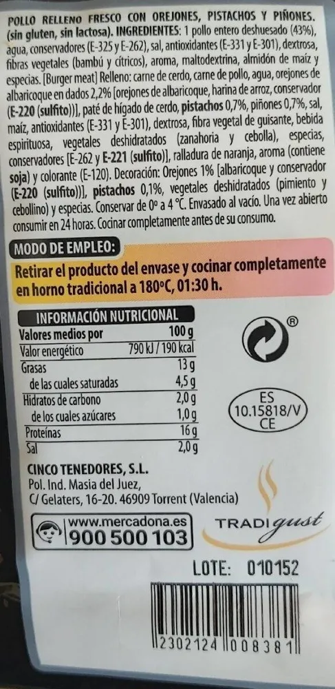 Elaborados pollo cerdo