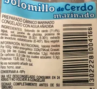 Solomillo de cerdo marinado