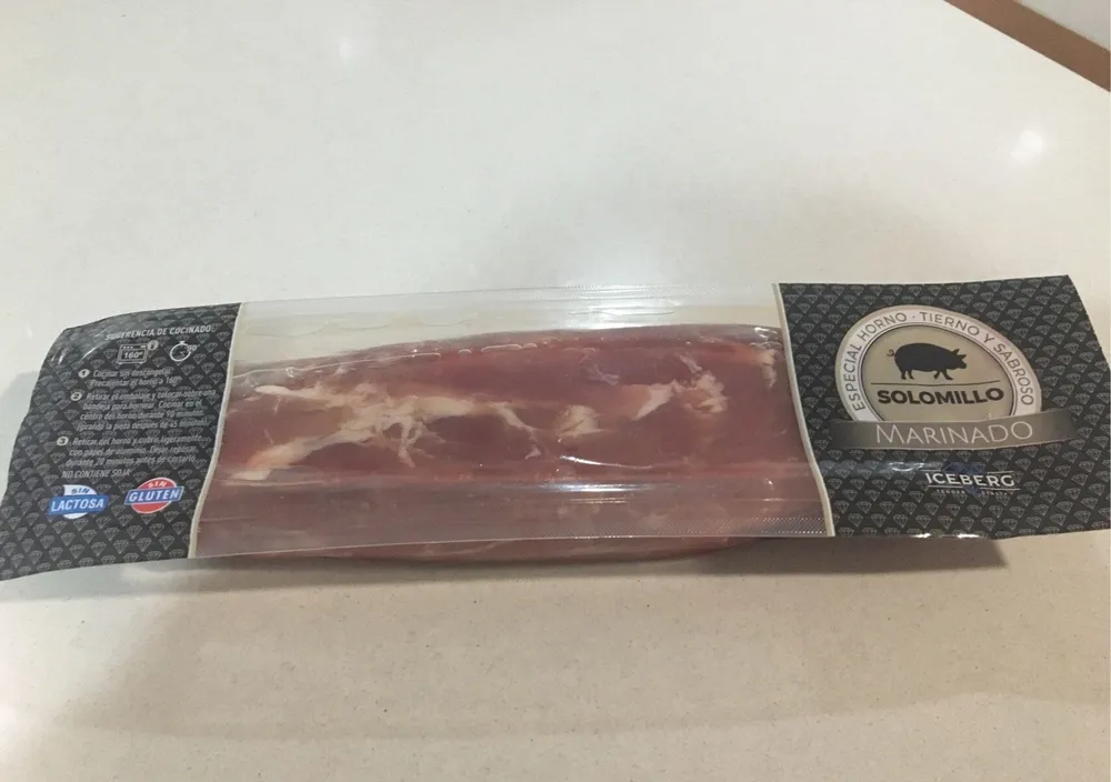 Solomillo de cerdo marinado