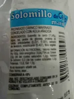 Solomillo de cerdo marinado