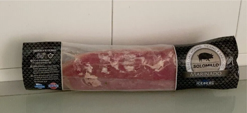 Solomillo de cerdo marinado (congelado)