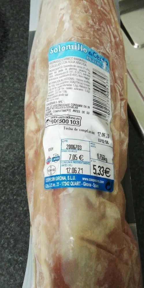 Solomillo de cerdo
