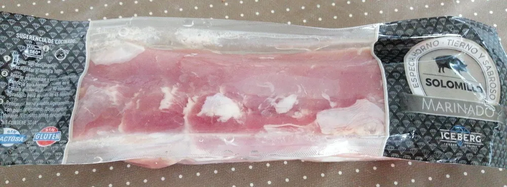 Solomillo de cerdo marinado