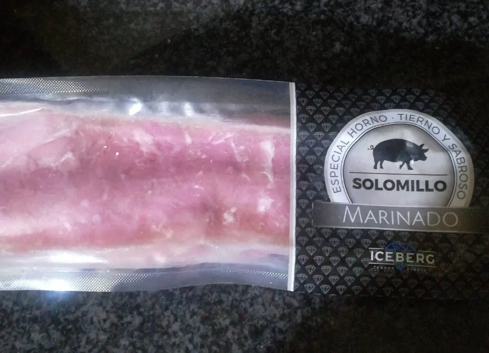 Solomillo de cerdo marinado