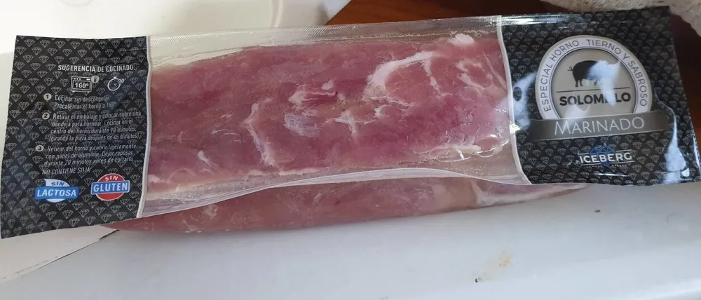 Solomillo de cerdo marinado