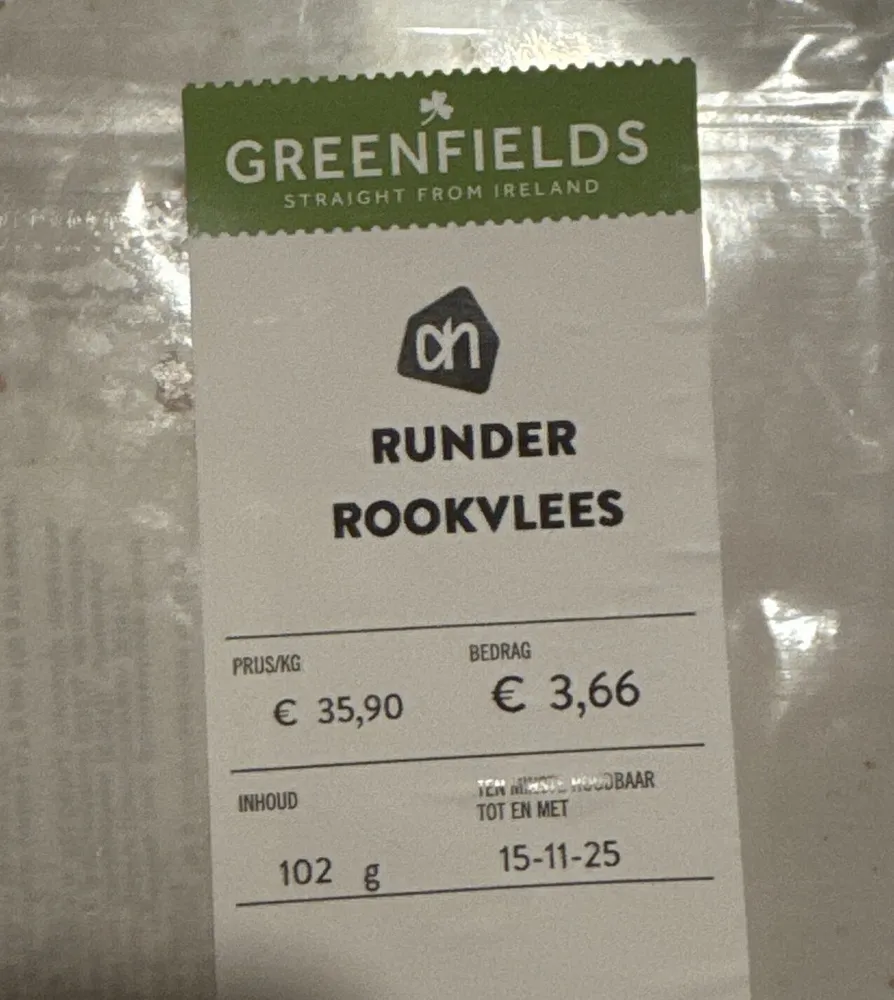 Runder Rookvlees