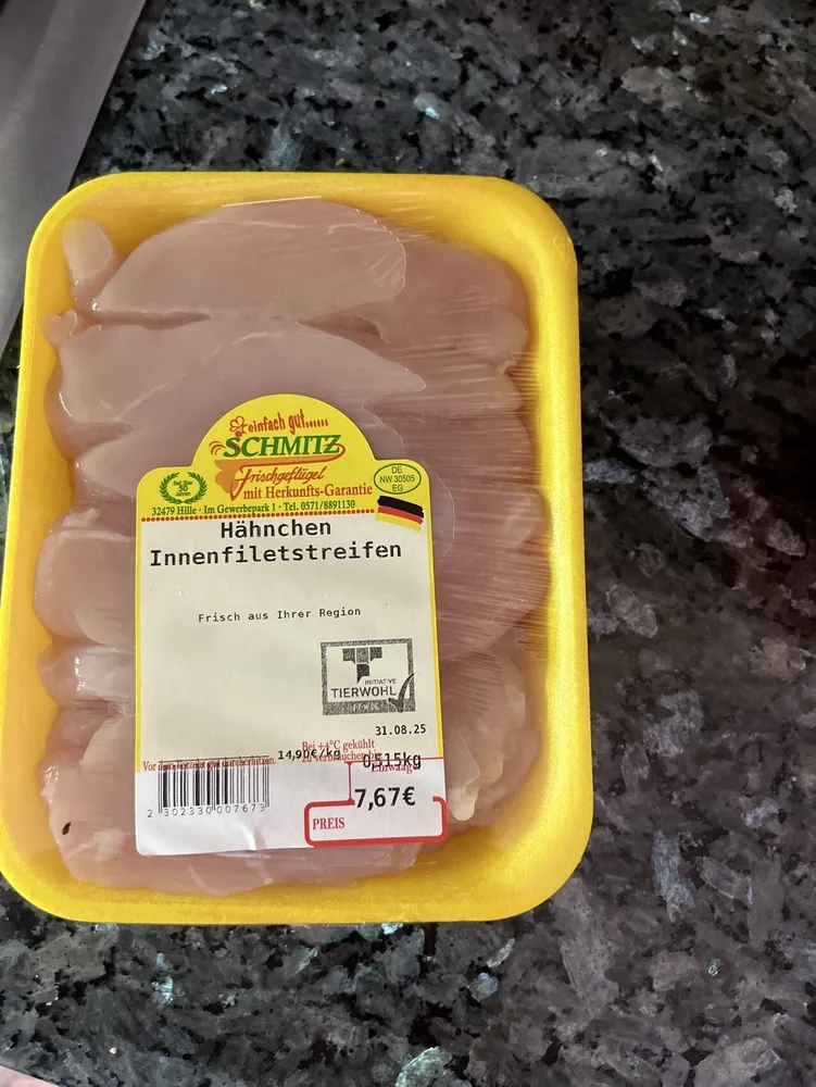 Hähncheninnfiletstreifen