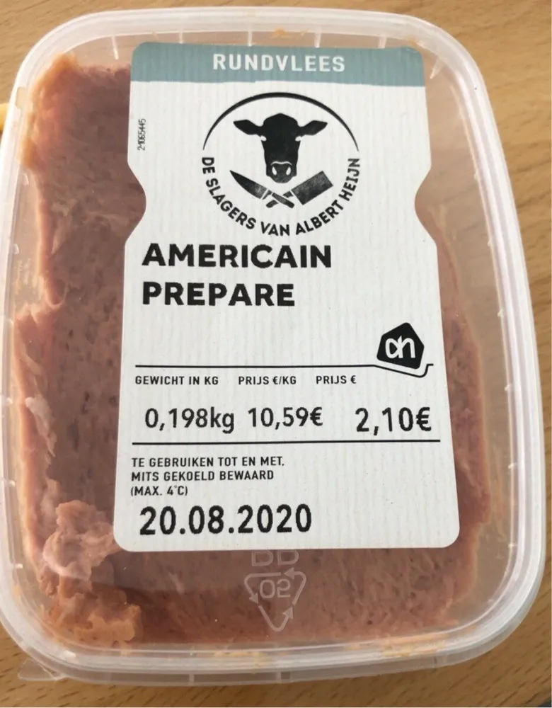 Americain prepare