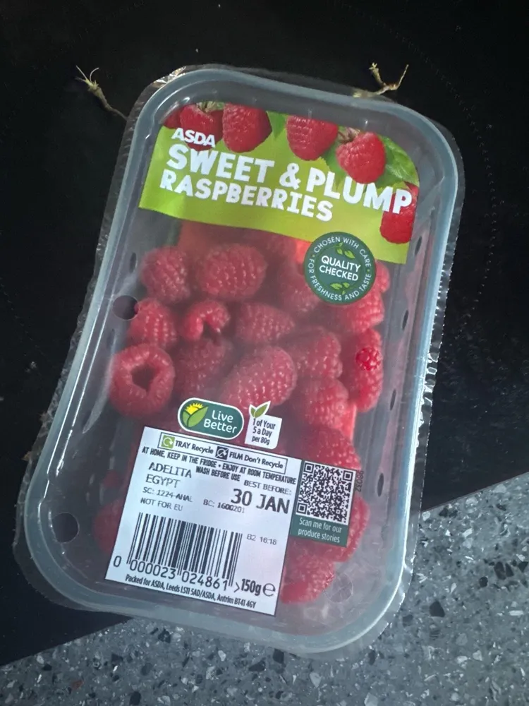 Asda Raspberries