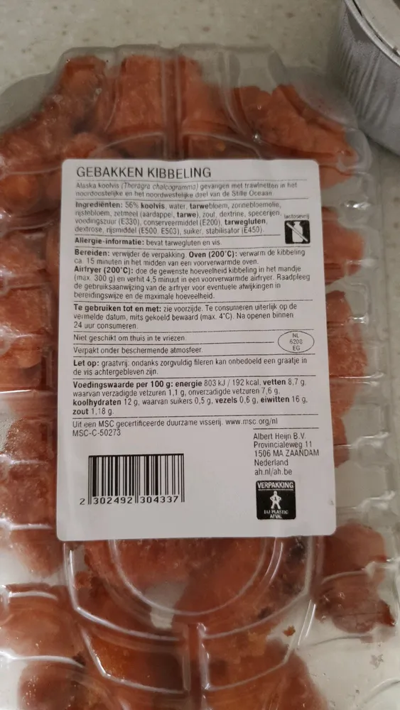 Gebakken Kibbeling