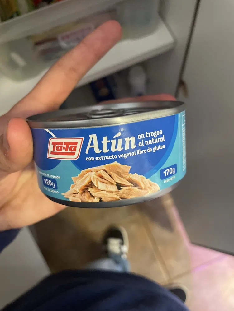 Atún en trozos al natural