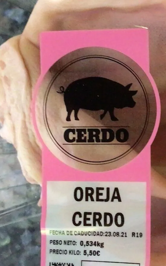 Oreja cerdo