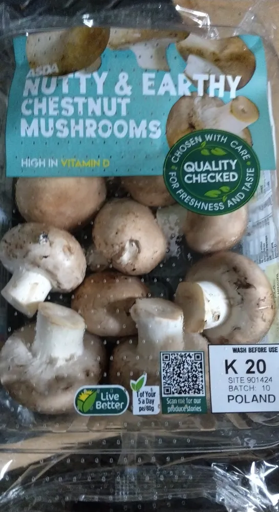 Asda Chestnut Mushrooms