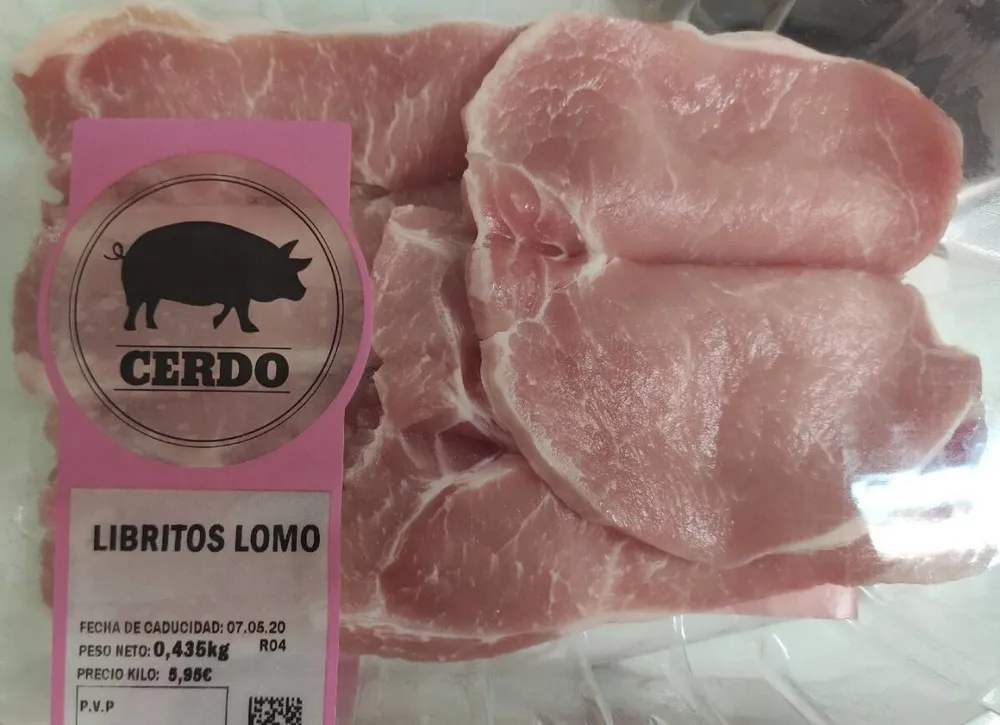 Libritos de lomo de cerdo