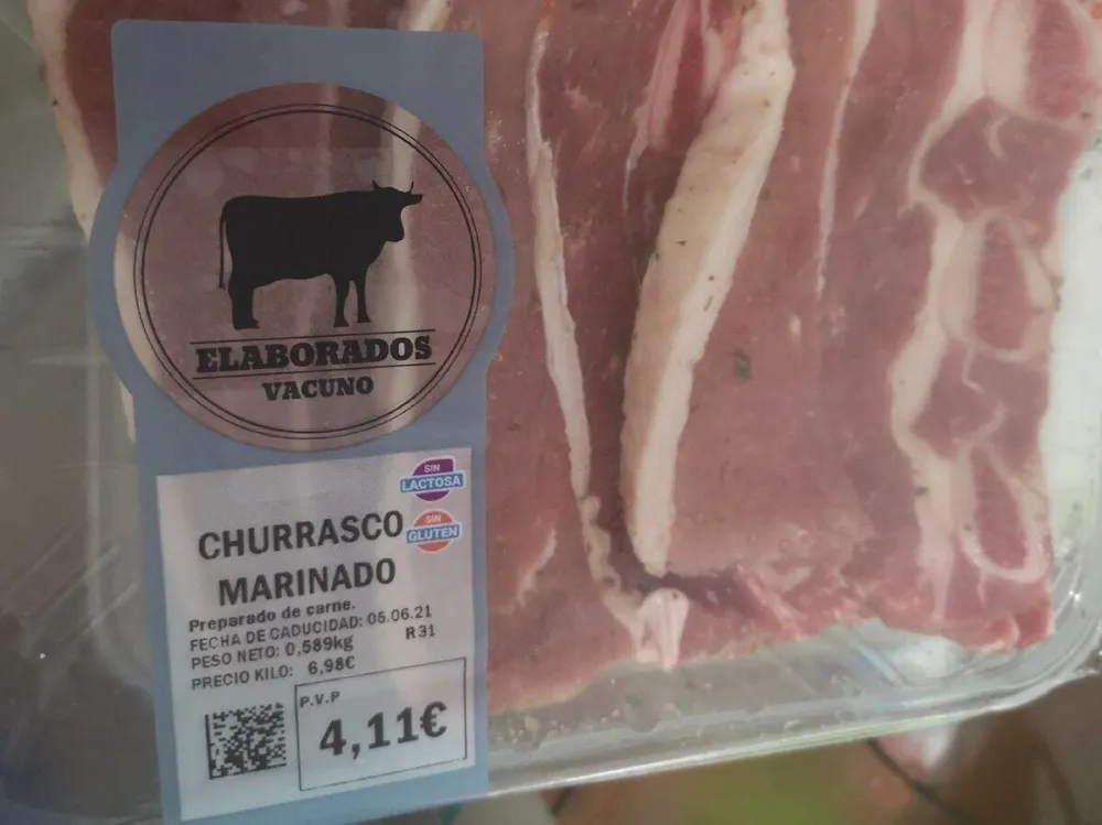 Churrasco ternera marinado