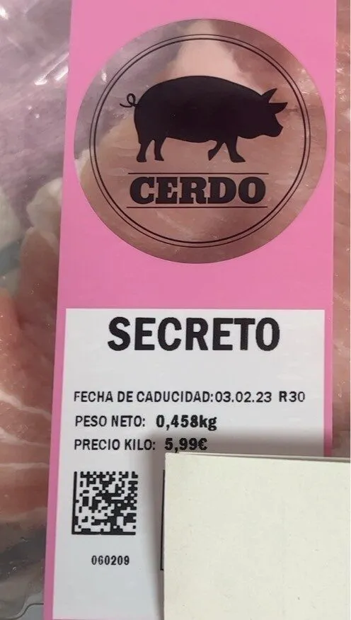 Secrero cerdo