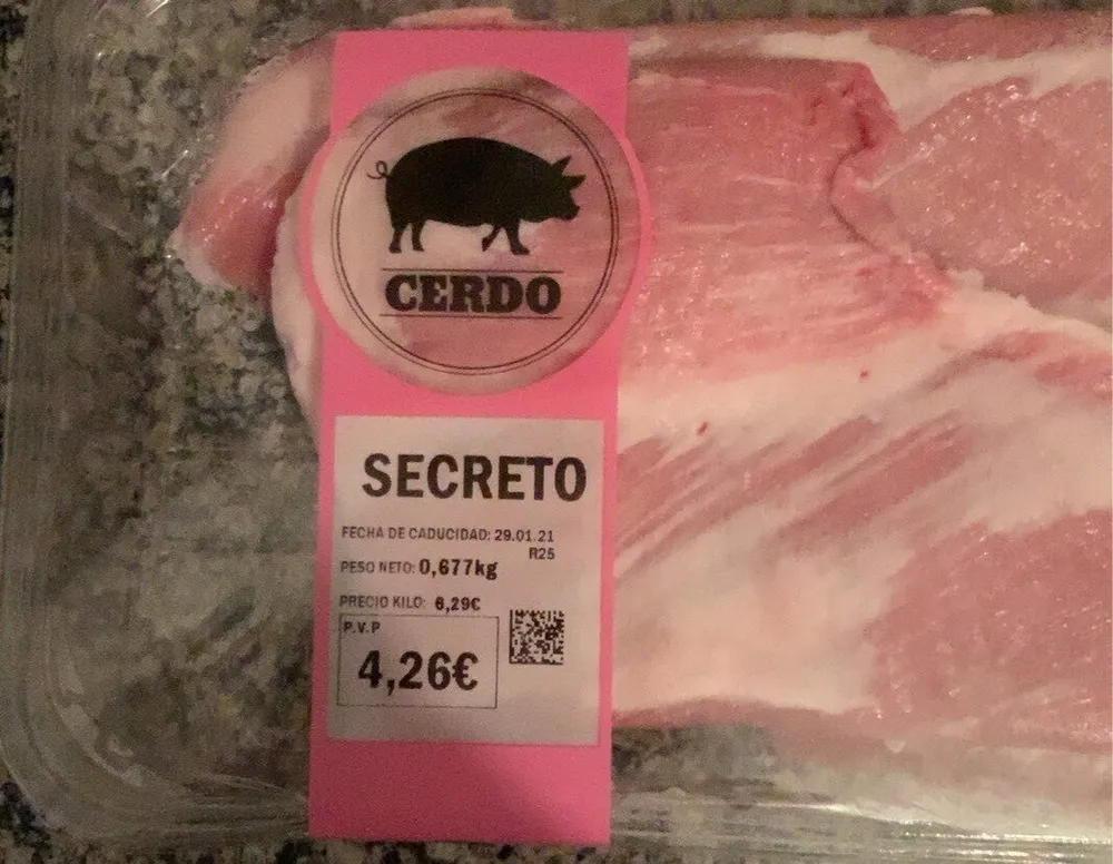 Secreto de cerdo
