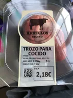 Trozo de vacuno para cocido