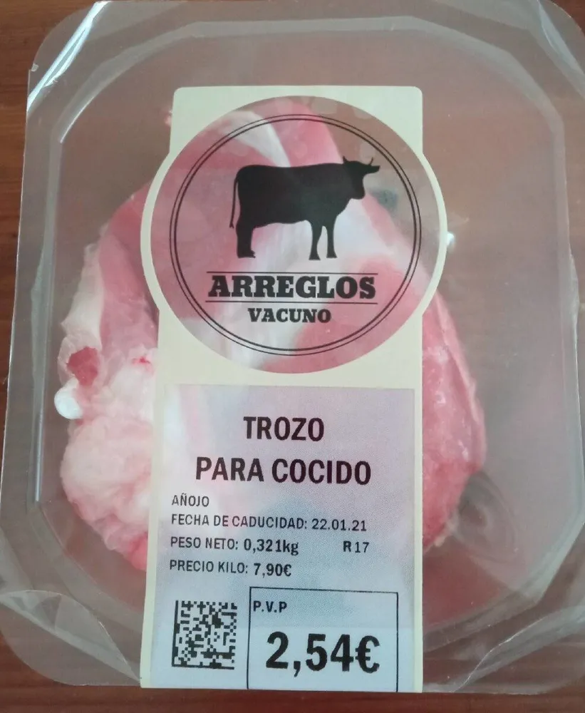 Trozo para cocido