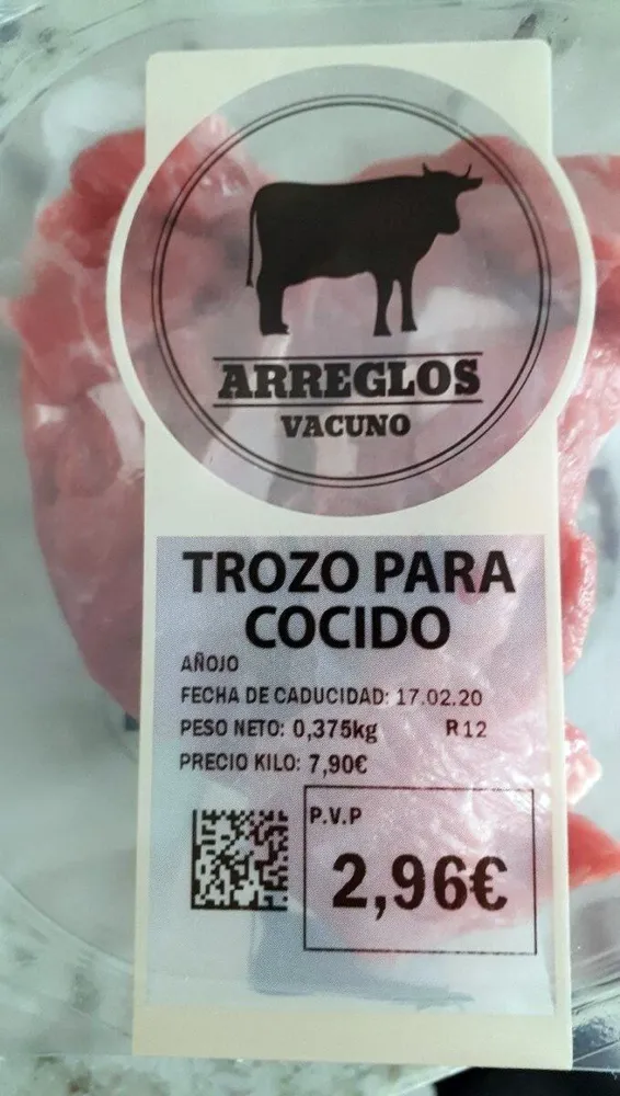 Trozo para cocido
