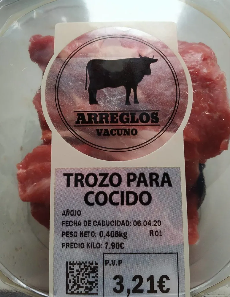 Trozo para cocido