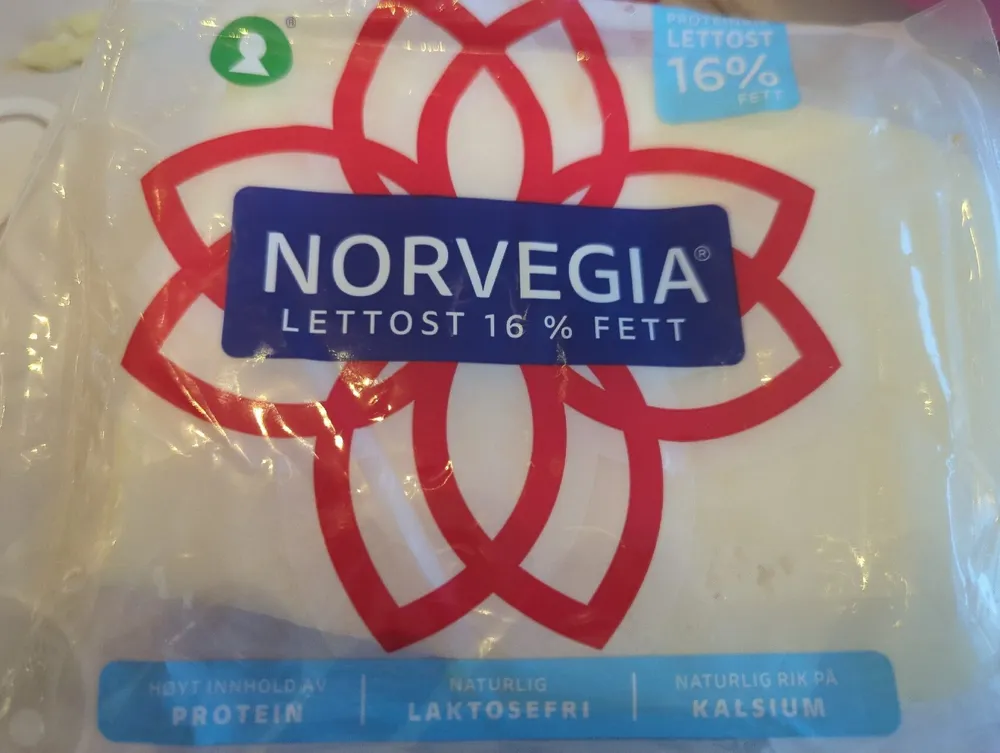 Norvegia Lettost 16% Fett