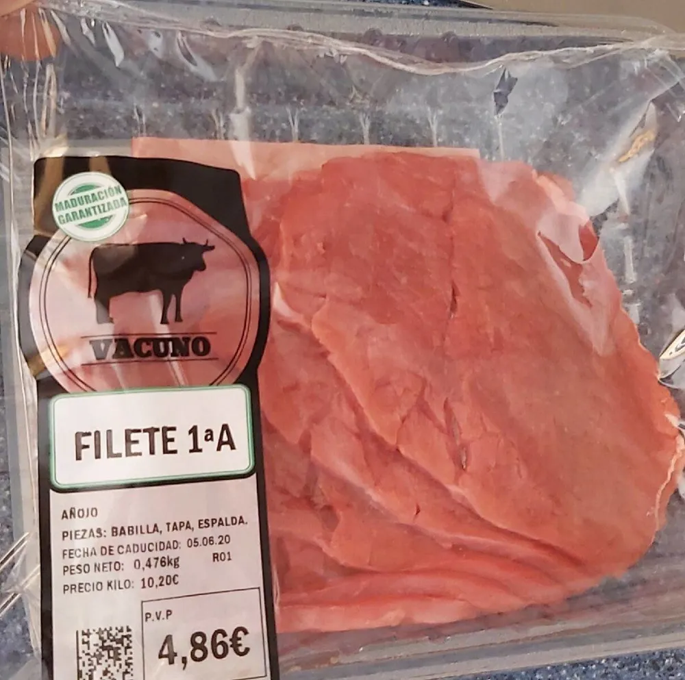 Filete de vacuno 1a
