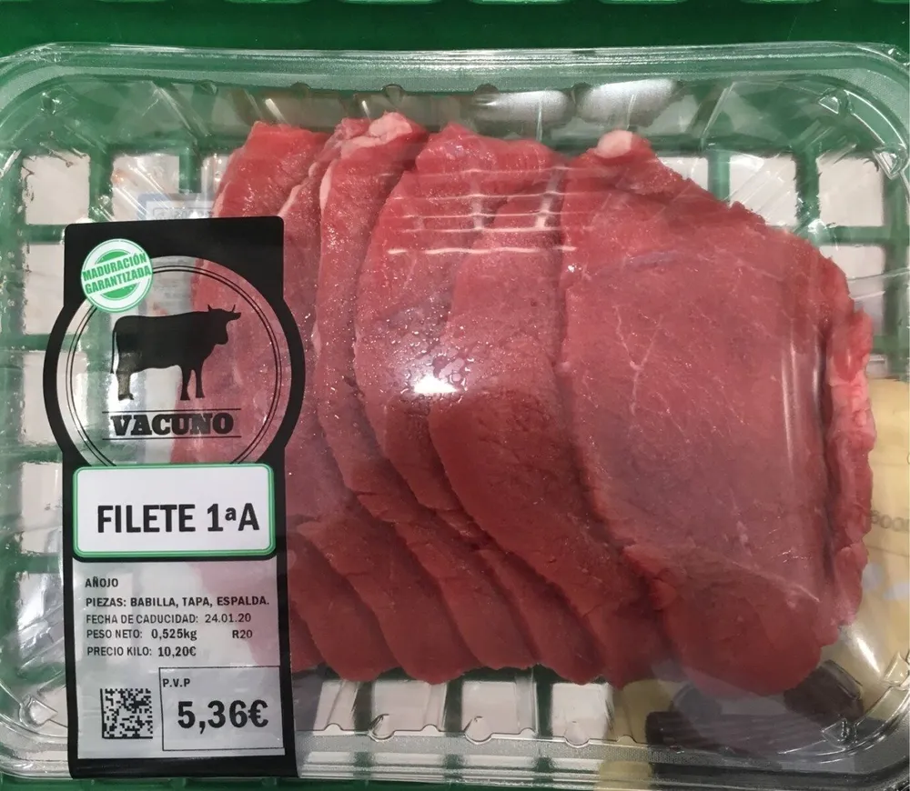 Filete vacuno 1ª