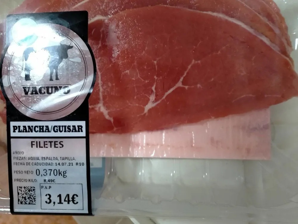 Filetes ternera