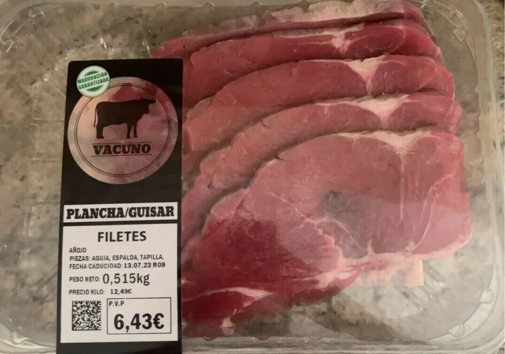 Filetes vacuno