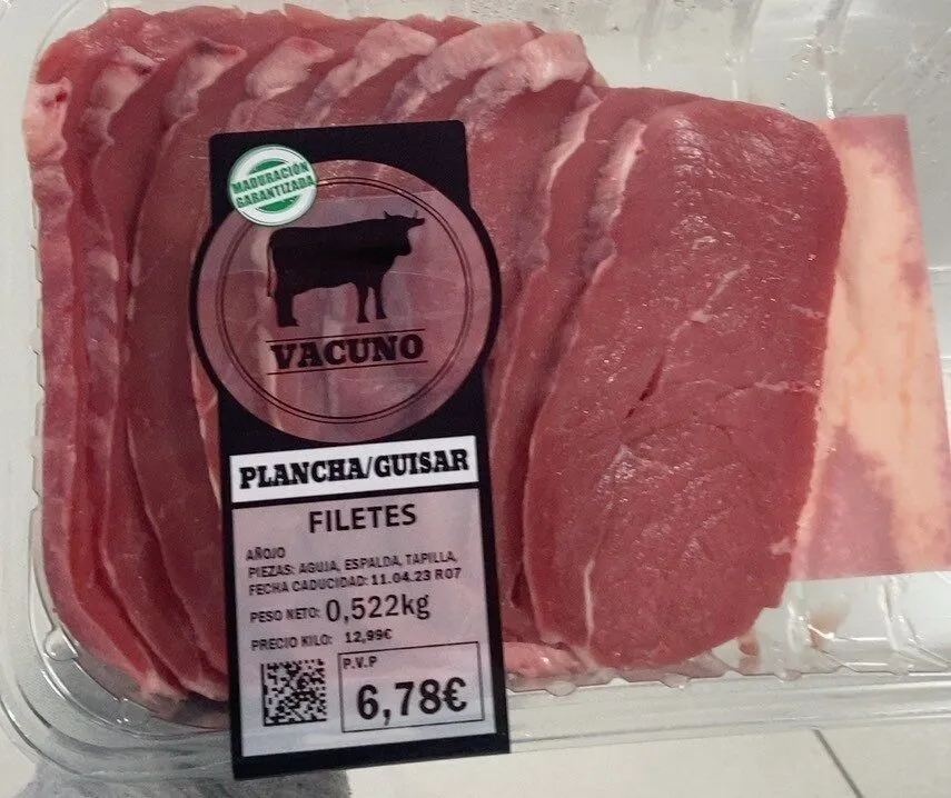 Panceta guisar vacuno