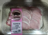 Filetes de lomo cerdo