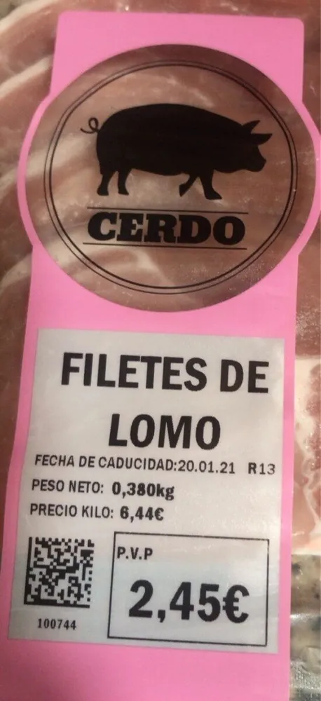 Filetes de lomo