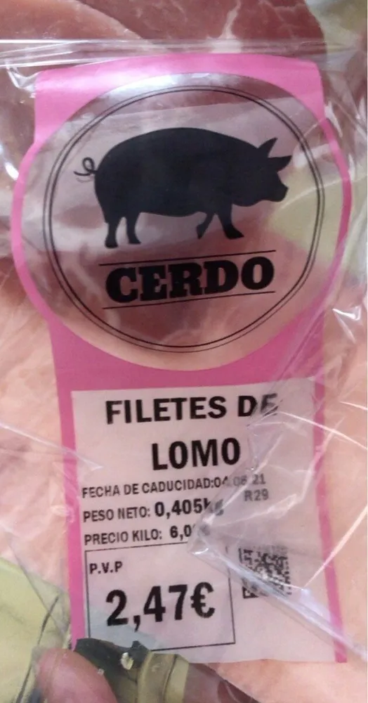 Filetes de lomo