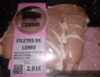 Filetes de lomo de cerdo