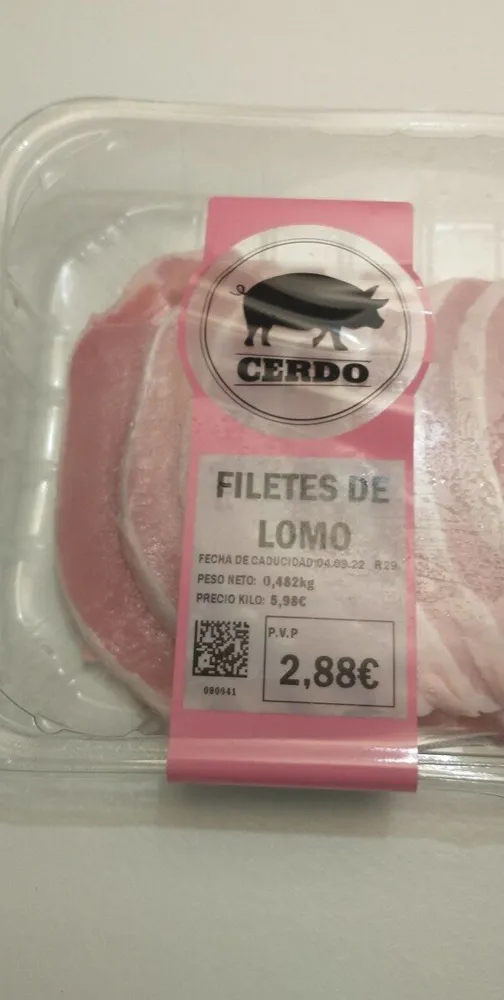 Filetes de lomo