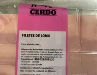 Filetes lomo cerdo