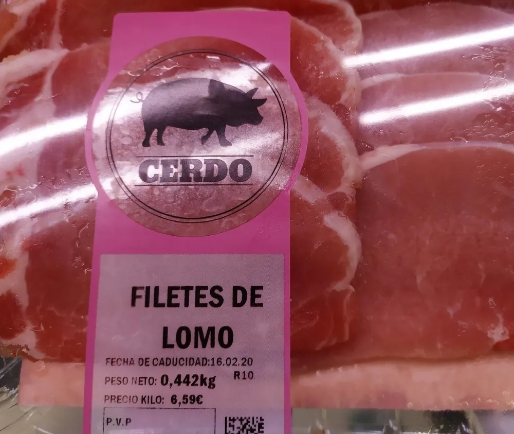 Filetes de lomo de cerdo