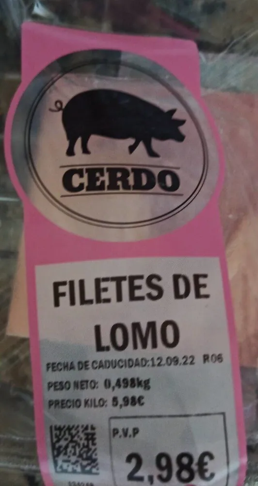 Filetes de lomo