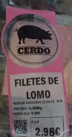 Filetes de lomo