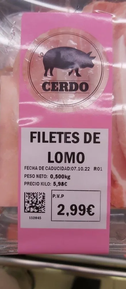 Filetes de lomo