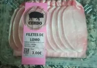Filetes de lomo de cerdo