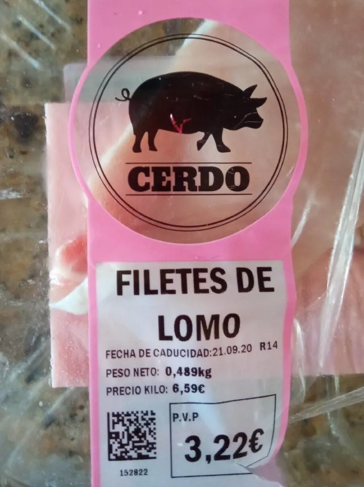 Filetes de lomo de Cerdo