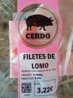 Filetes de lomo de Cerdo