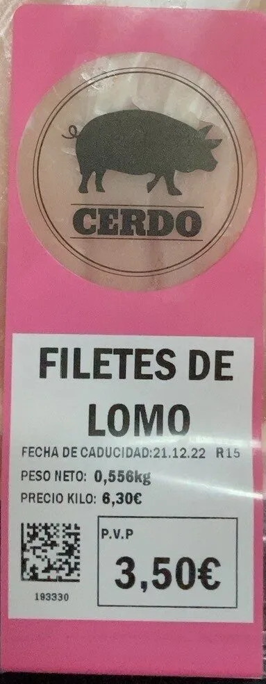 Filetea de lomo cerdo