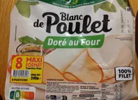 Blanc de poulet doré au four