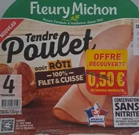 Tendre poulet goût roti 100% filet & cuisse